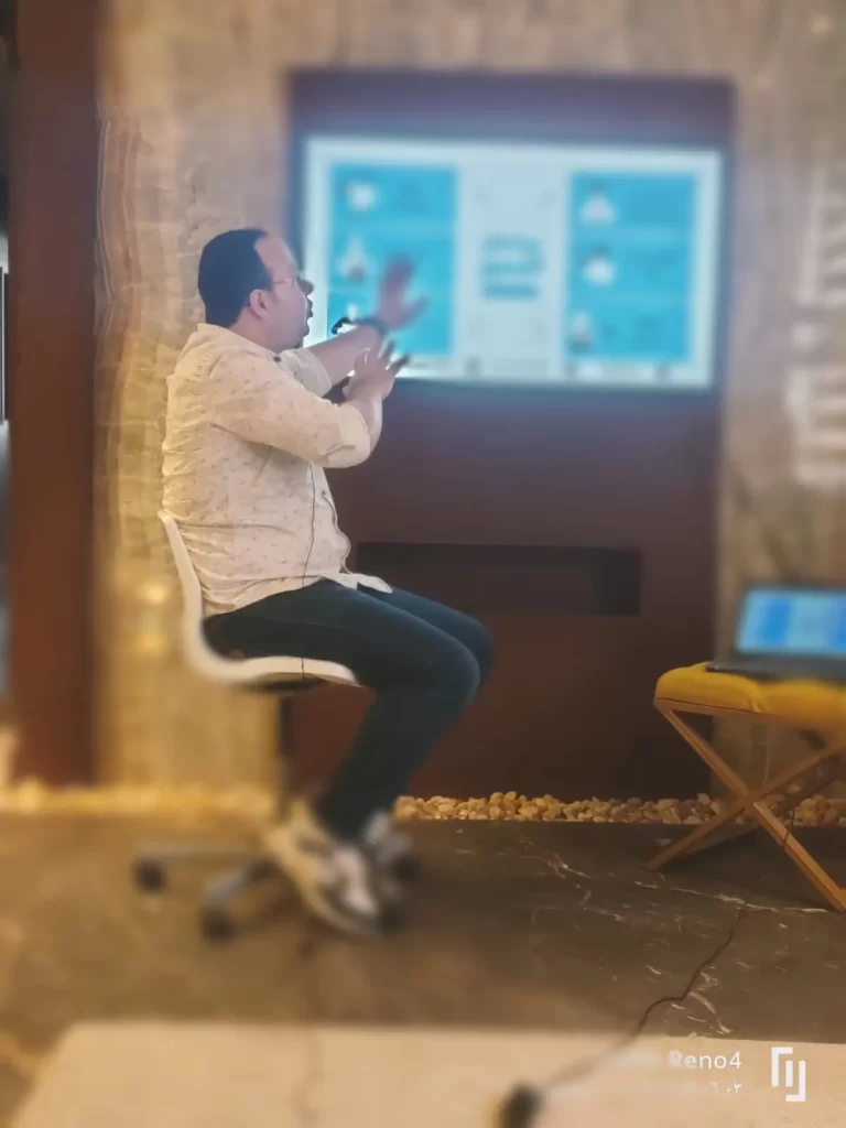 تدريب فريق عمل د حسام تحسين